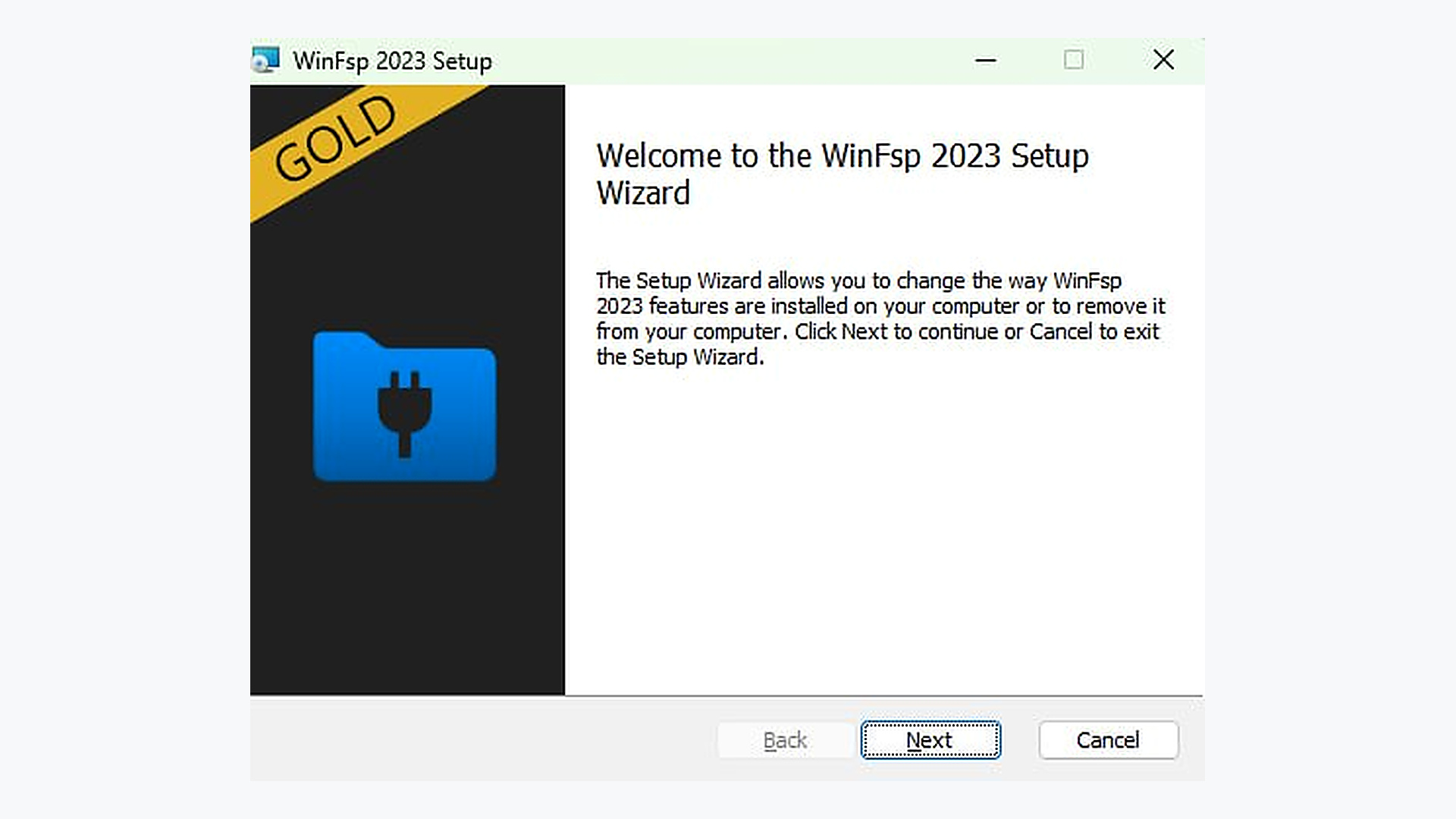 安装 WinFsp